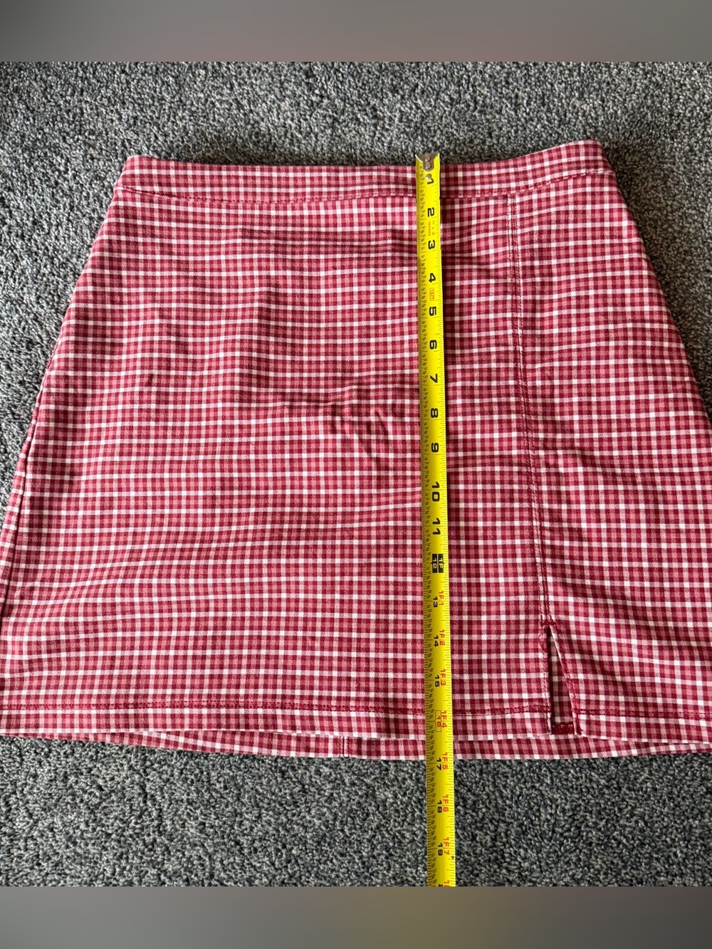 Hollister Red Plaid Mini Skirt - Picture 6 of 6
